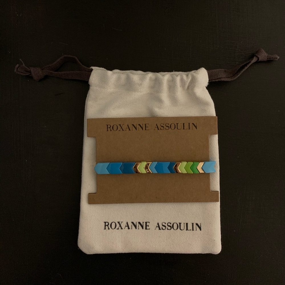 Roxanne Assoulin Chevron Enamel Bracelet